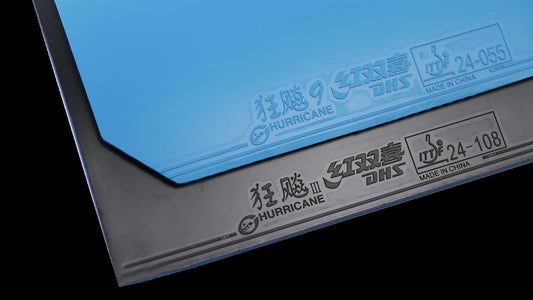 DHS Hurricane 9 2,15mm Mittel 38 Belag Blau - DXDS019-6