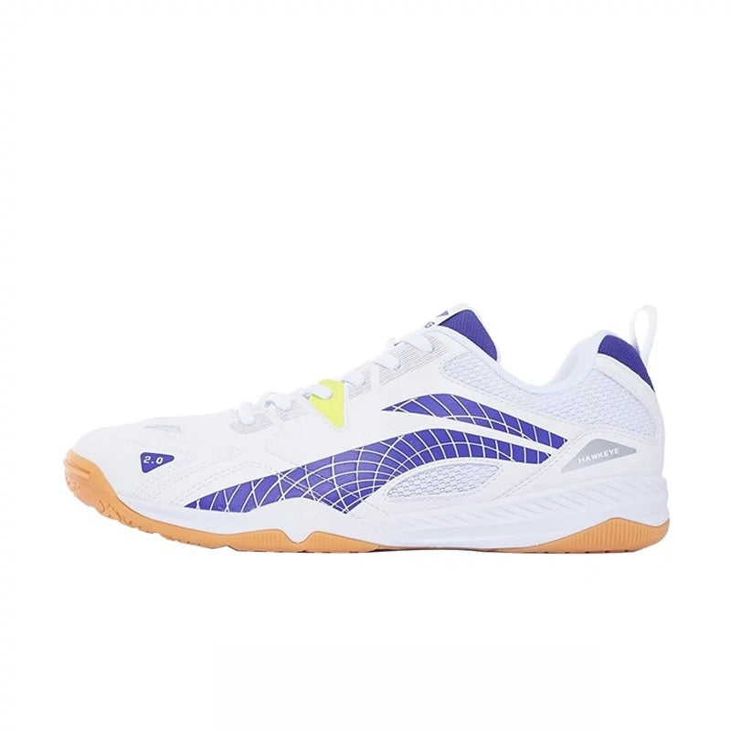 Unisex Tabletennis Competition&Training shoes Hawk Eye 2.0 - white/blue - APTT005-1