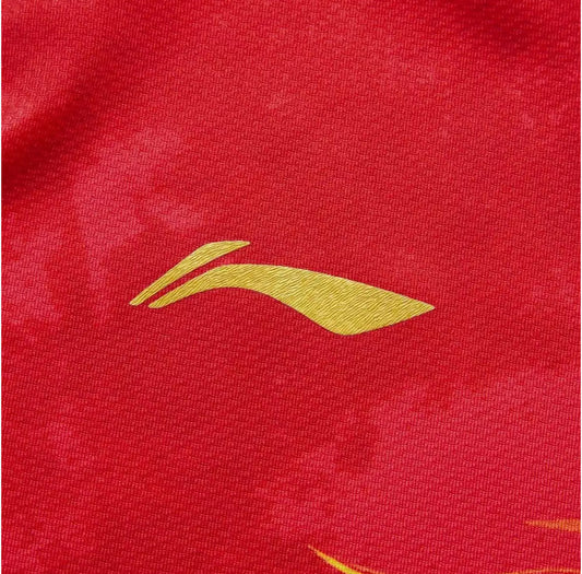 Tischtennis Kinder China Nationalteam Wettkampftrikot - rot - AAYU204-2