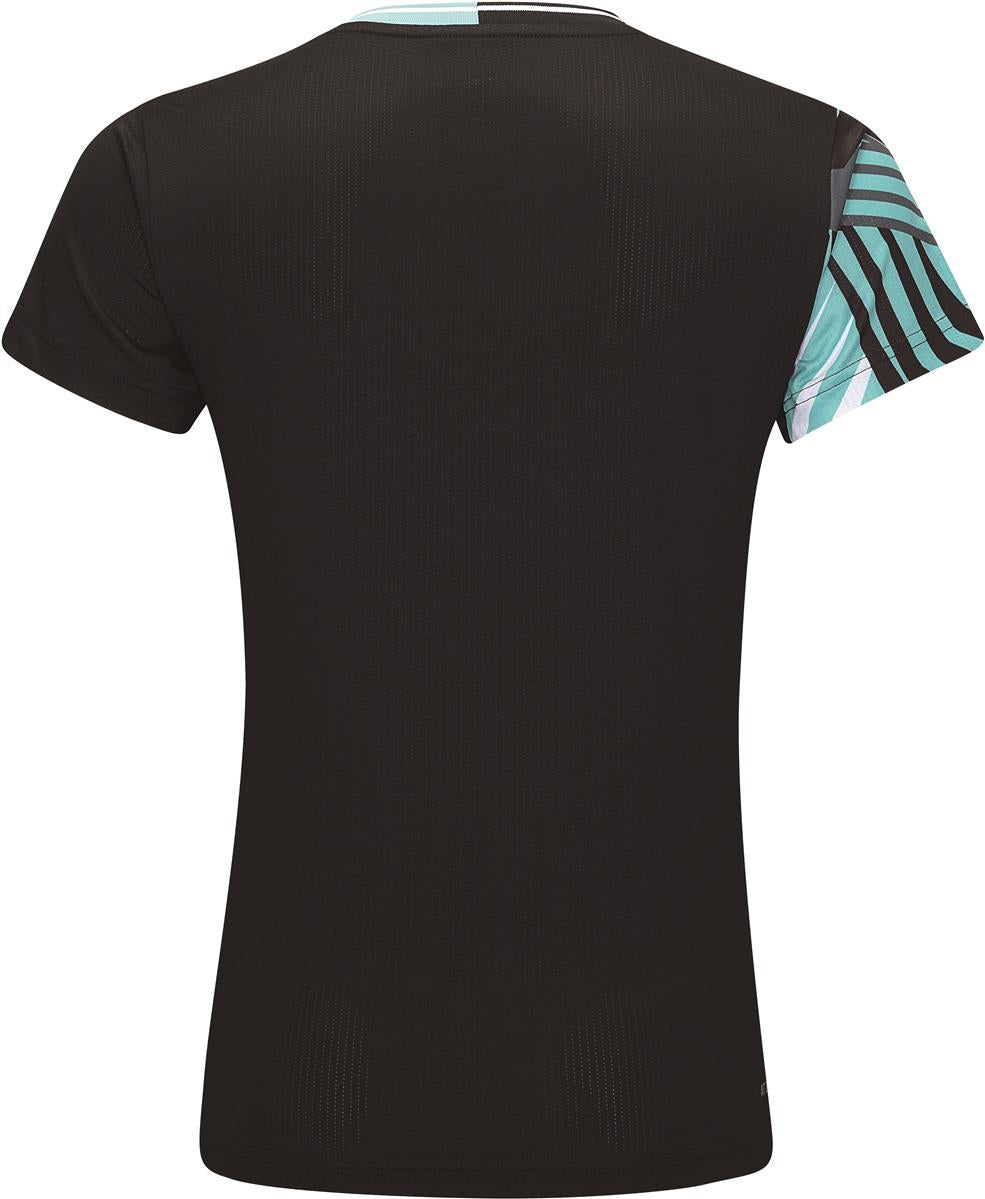 Damen Team Sportshirt "Jungle" schwarz - AAYT058-4