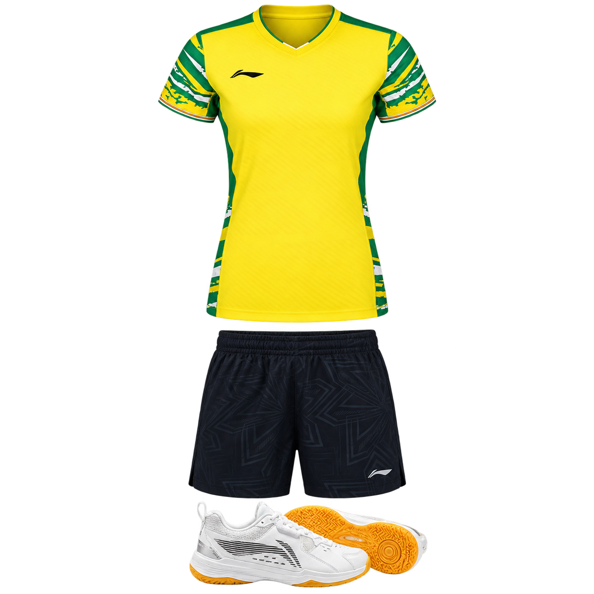 Damen Wettkampfshirt "International Teams Ocean" - gelb - AAYV056-2