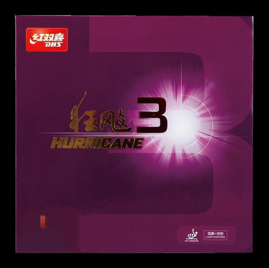 DHS Hurricane 3 Mid 39 Belag Rot 2,15 mm - DXDC021-4