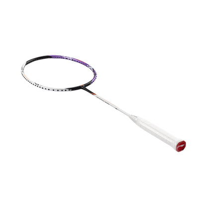 Badmintonschläger HalberTec 1000 (4U) schwarz/lila - bespannt  - AYPV021-40
