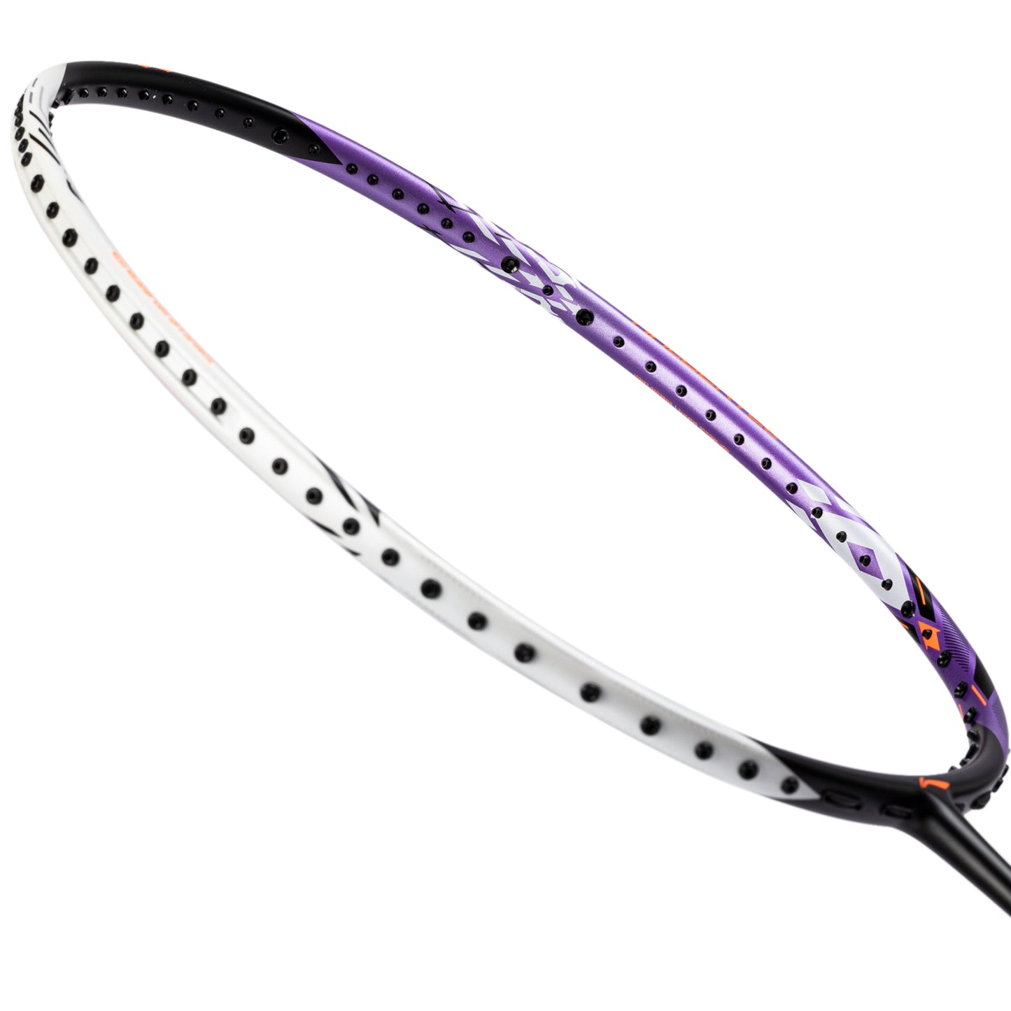 Badmintonschläger HalberTec 1000 (4U) schwarz/lila - bespannt  - AYPV021-40