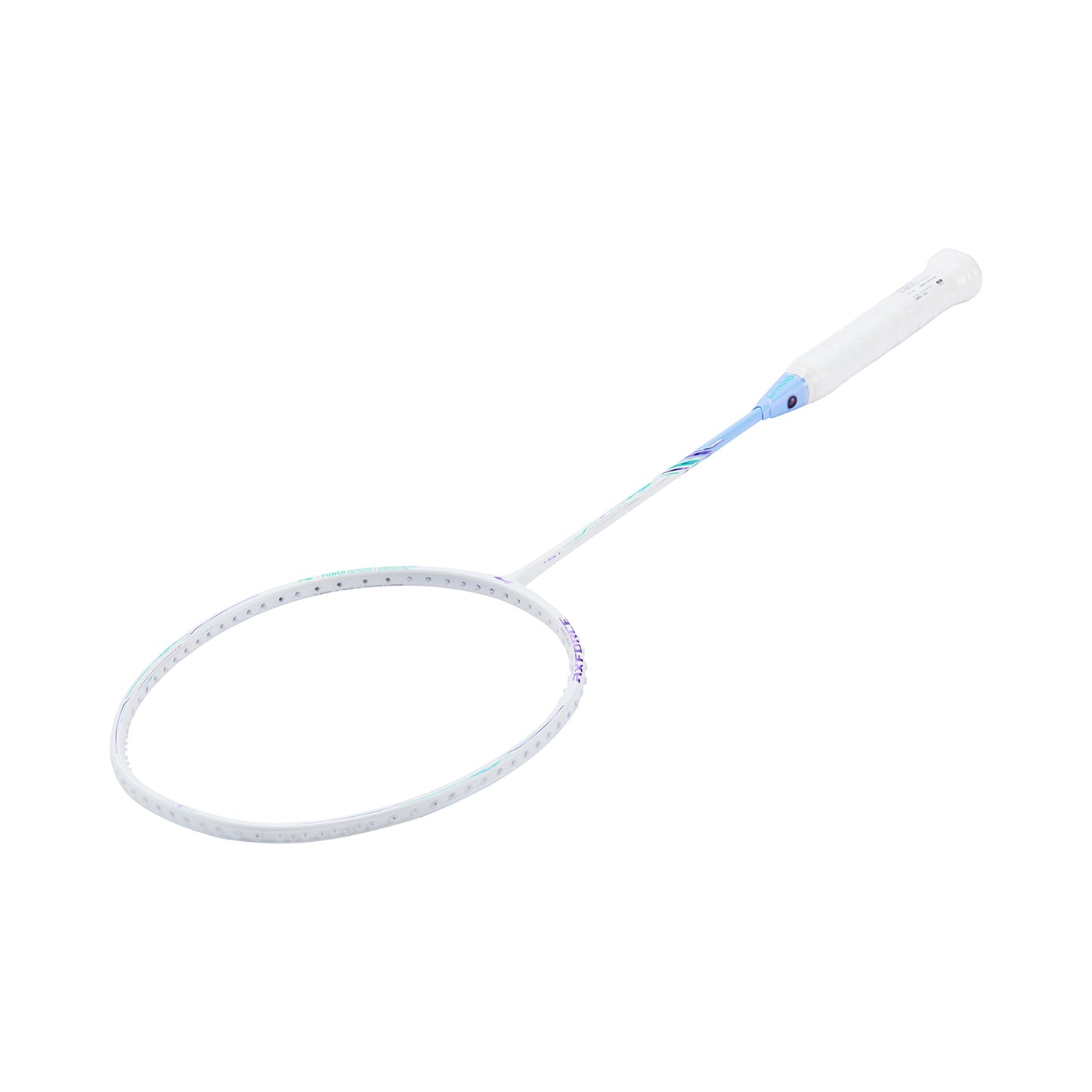 Badmintonschläger AXFORCE 80 (4U) weiß unbespannt - AYPV035-4