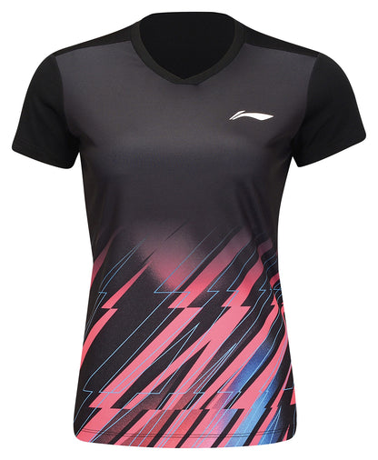 Women Competition Uniform Suit "Energy" black/black - AATU032-1
