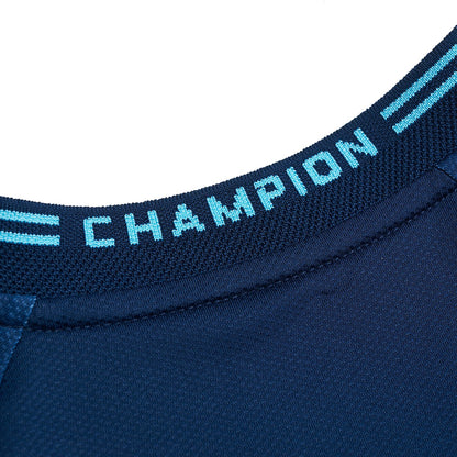 Tischtennis Kinder Nationalteam Wettkampftrikot "Champion" - hellblau-türkis-blau - AAYT034-2