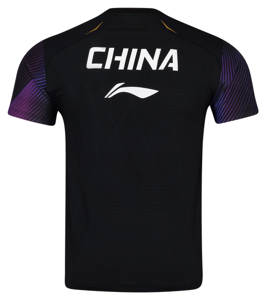 Tabletennis China National-Team Competitonshirt 2026 black - AAYW137-1