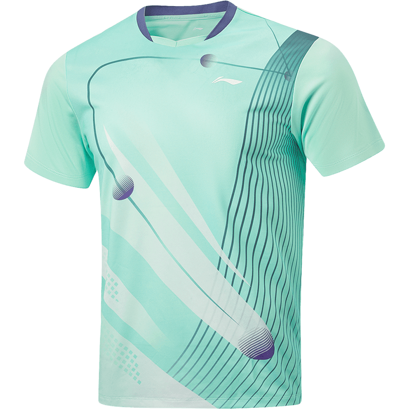 Tischtennis Unisex Zone Wettkampftrikot - türkis - AAYW013-2