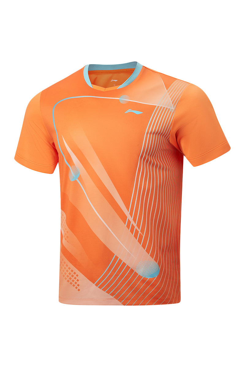 Tischtennis Unisex Zone Wettkampftrikot - orange - AAYW013-3