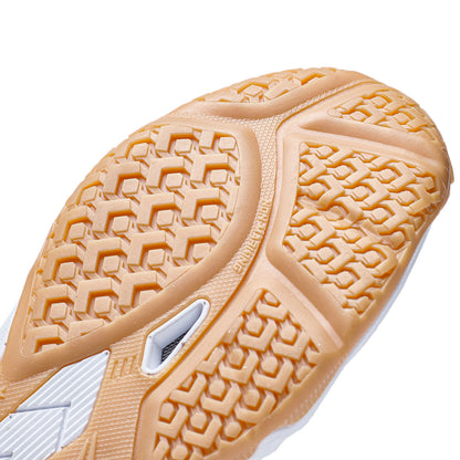Professional Unisex Tischtennis Schuh "Champion" weiß/blau - APPS001-6