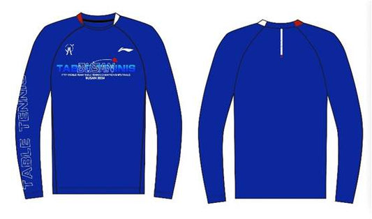 Unisex Long Sleeve "BUSAN" - blue - ATLU195-1