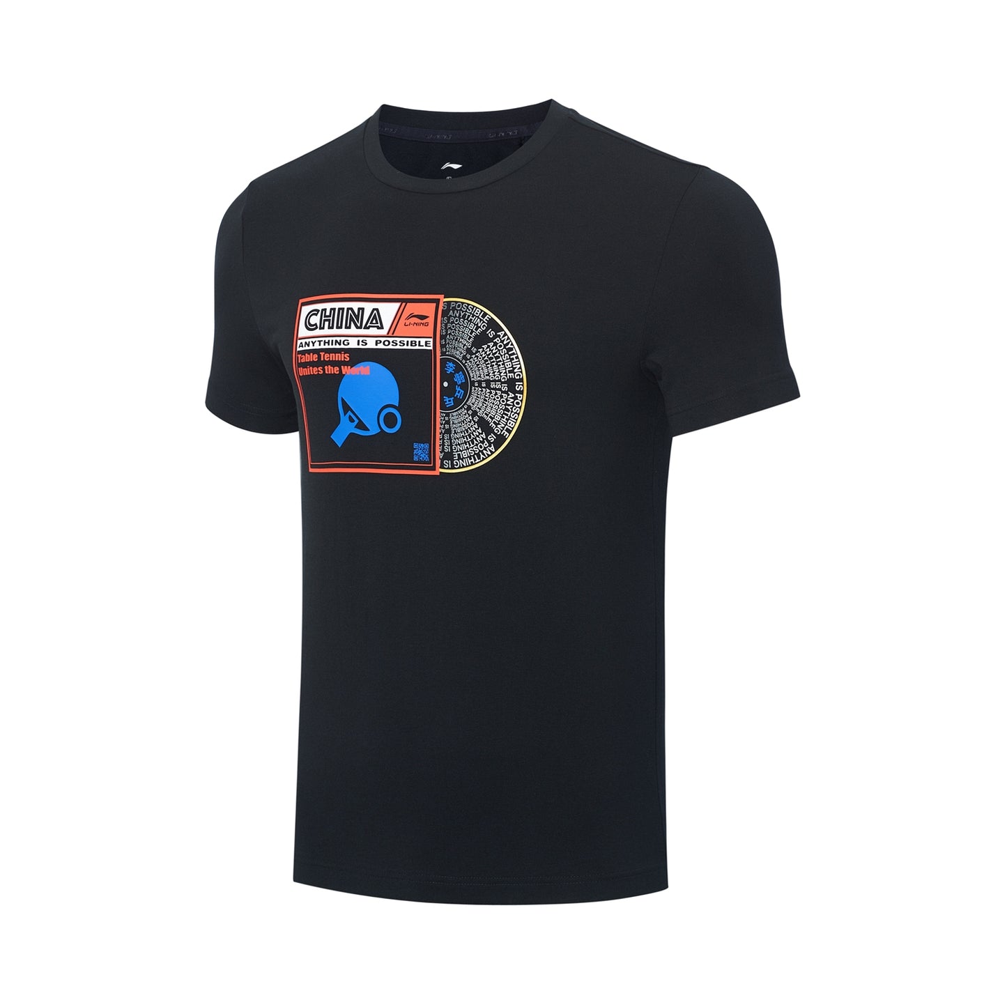Men Table-Tennis Shirt "Vinyl" black - ATST027-3