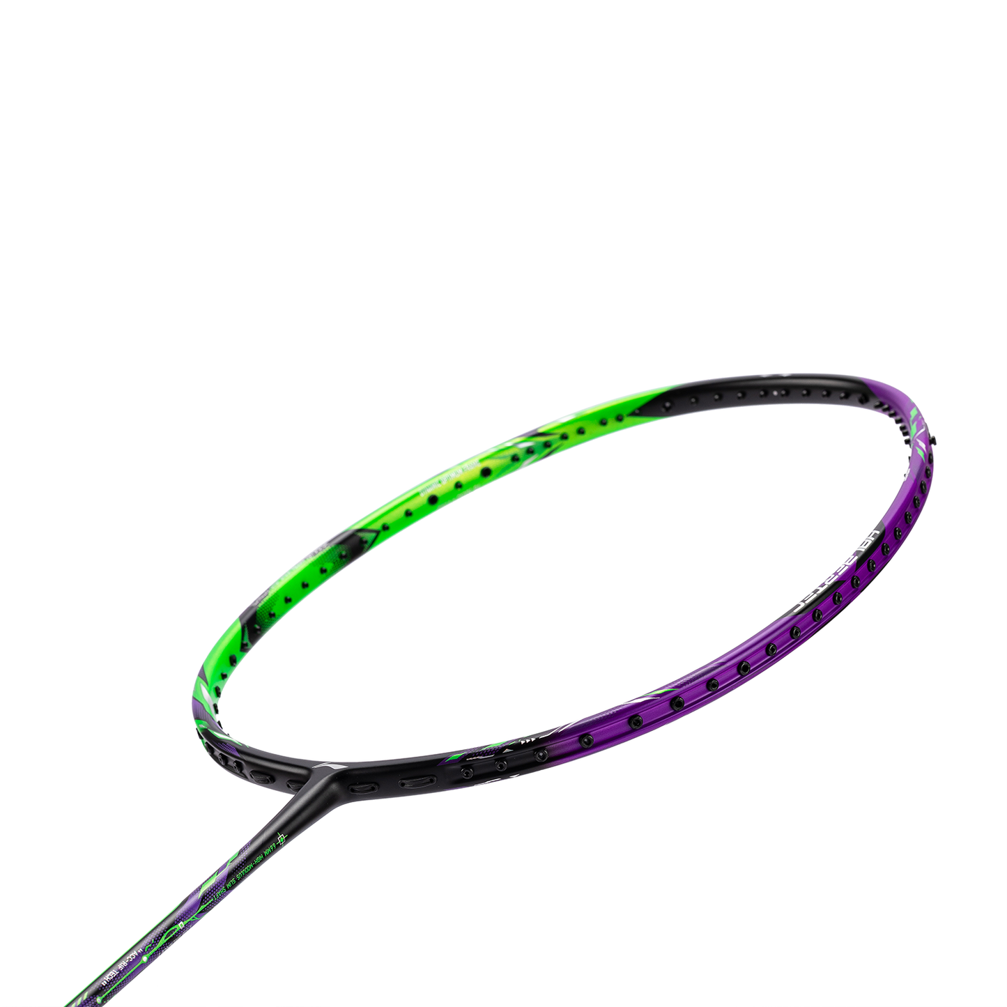Badmintonschläger HalberTec 9000 (3U) - Grün/Lila - unbespannt  - AYPU021-3