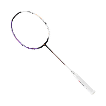 Badmintonschläger HalberTec 1000 (4U) schwarz/lila - bespannt  - AYPV021-40