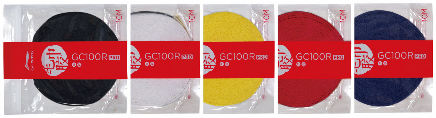 GC100R Pro - terry towelling grip tape 10m roll various colours - ASJU015
